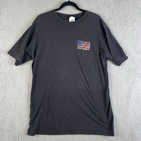 Vintage Wrangler T Shirt Mens Large Rodeo Graphic Western Cowboy Horse USA